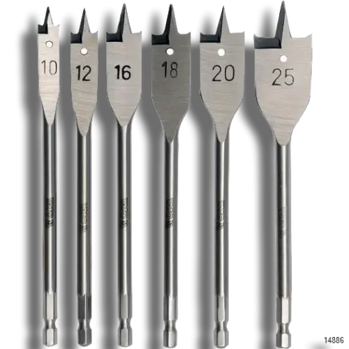 Irwin Blue Groove 4X Flat Bit Range | Fast Wood Drill Bits (6–40mm) IRW10502803