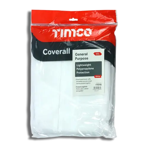 TIMCO General Purpose Coverall White (XXL)
