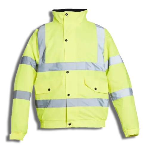 (XL) Hi-Vision Yellow Bomber Jacket