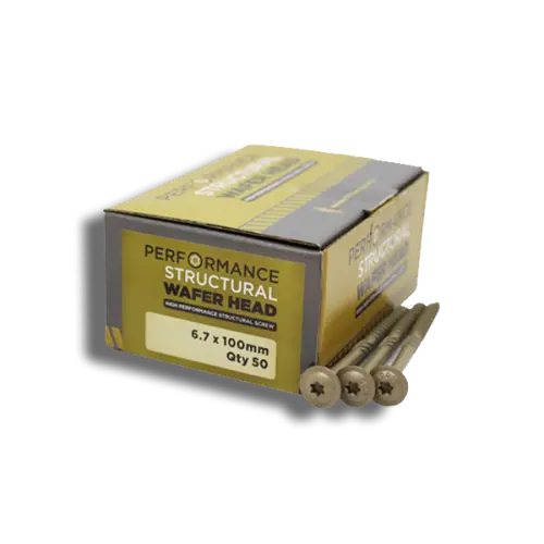 Samac  6.7mm Performance Wafer Structural Screws Box of 50