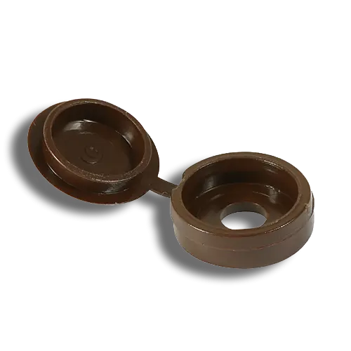 TIMCO Hinged Screw Caps – Large Brown PK50