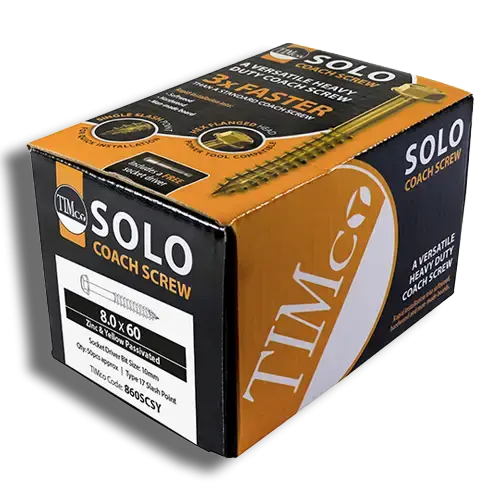8.0 x 120mm PK 50 TIMCO Advanced Coach Screws Hex
