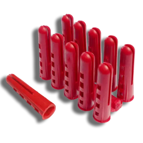 Wall Plugs Red 6mm PK100