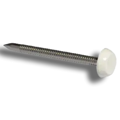 TIMCO Poly Pins White 40mm PK 50