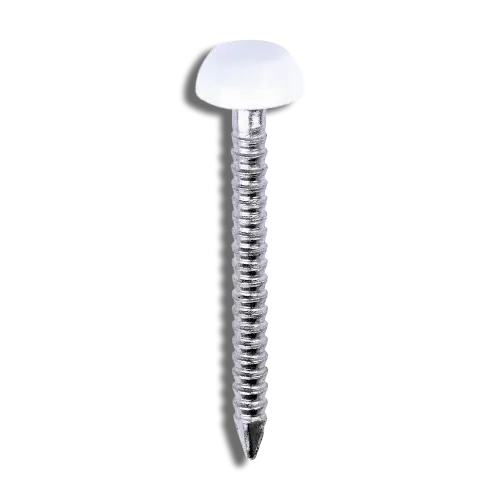 TIMCO Poly Pins White 25mm PK250
