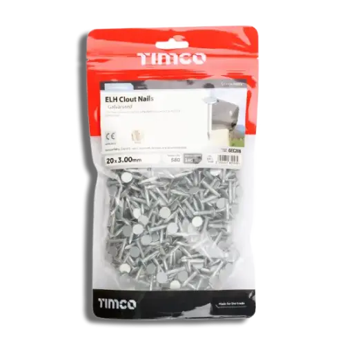 TIMCO Clout Nail ELH Galvanised 20 x 3.00 1kg Bag