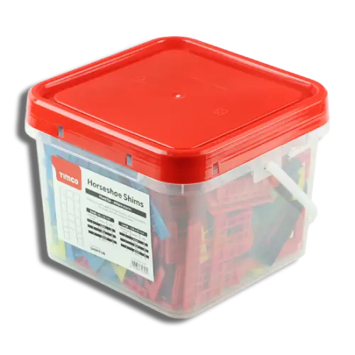 TIMCO Horseshoe Shims 1-6mm Tub 400 Assorted (8320007) - EpicCentre Supply Ltd
