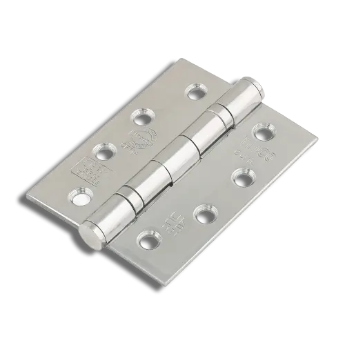 Fire Door Hinges - Polished Stainless Steel 101 x 76 x 3 Grade 13