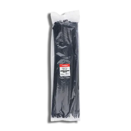 TIMCO Cable Ties Black 9.0 x 530 Bag 100