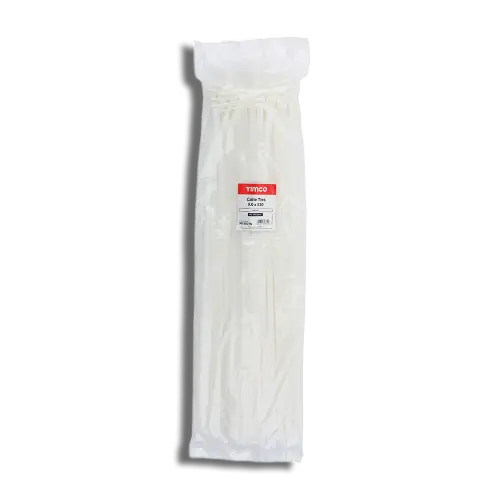 TIMCO Cable Ties Natural 9.0 x 530 Bag 100