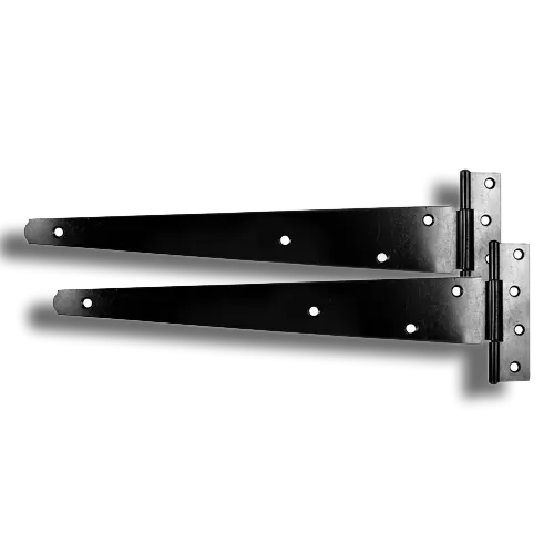 Medium Tee Hinge Pair Black 400mm