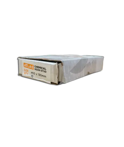 Atlas M10x130mm BZP Resin Stud PK 10