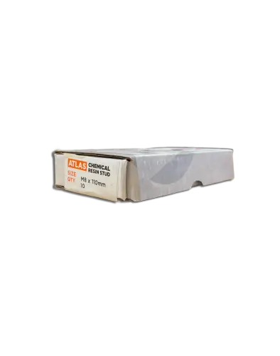 Atlas M8x110mm BZP Resin Stud PK 10