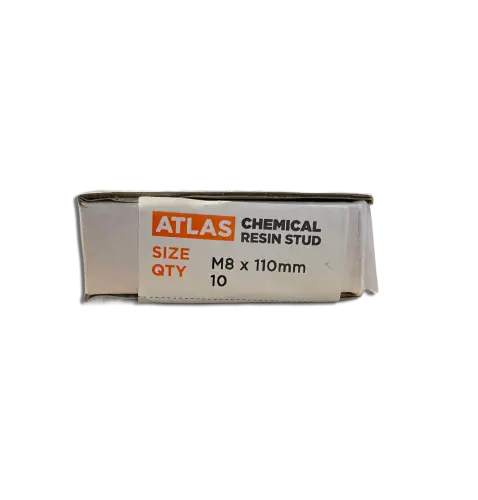 Atlas M8x110mm BZP Resin Stud PK 10 (8220011) - EpicCentre Supply Ltd