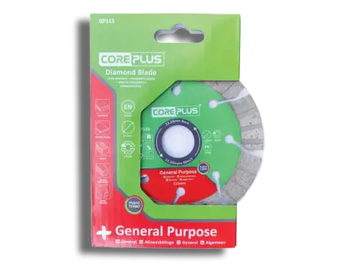 CorePlus GP115 General-Purpose Hybrid Turbo Diamond Blade 115mm