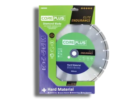 CorePlus HM300E Elite Hard Material Turbo Diamond Blade 300mm