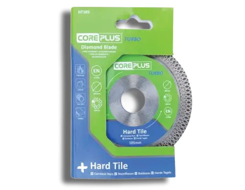 CorePlus HT105 Hard Tile Turbo Diamond Blade 105mm