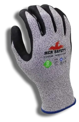 MCR Safety CT1052NF Nitrile Foam Palm Cted Cut Resist Glove10(XL