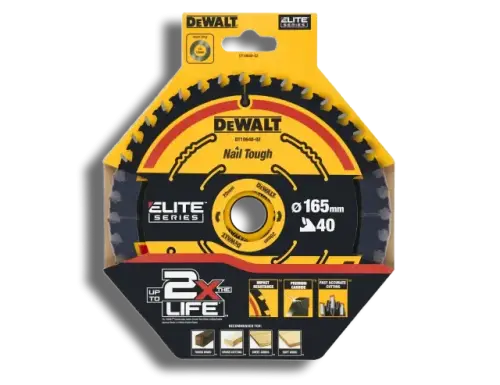 Dewalt DEWDT10640QZ Cordless Circular Saw Blade 165x20mmx40T