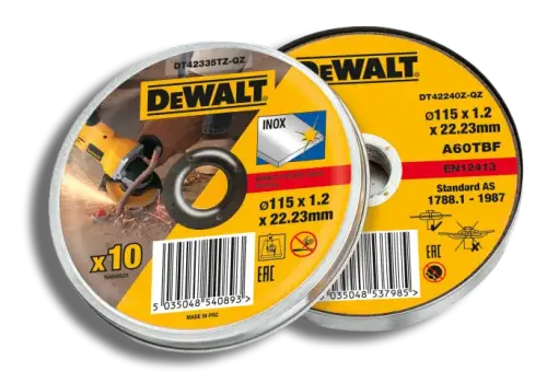 Dewalt Inox Metal/Stainless Cutting Disc 115x1.2x22.23mm