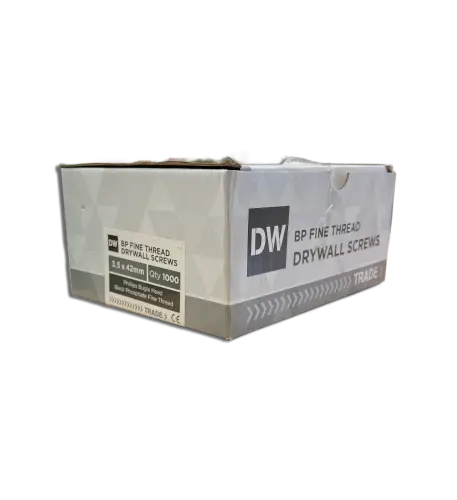 42 x 3.5 PK 1000 DW Fine Thread Drywall Screws BLK