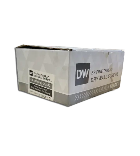 65 x 4.2 PK 500 DW Fine Thread Drywall Screws BLK