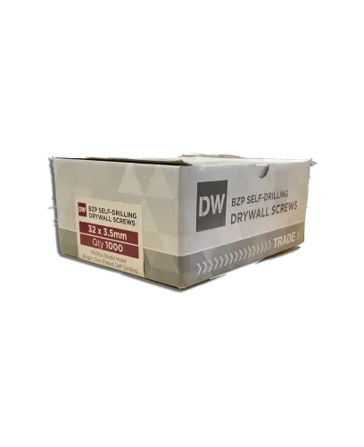 3.5 x 32 PK 1000 DW Self Drilling Drywall Screws BZP