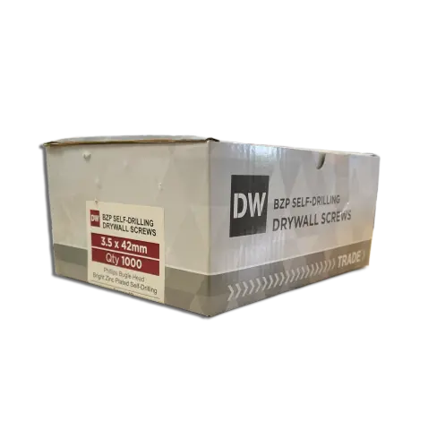 3.5 x 42 PK 1000 DW Self Drilling Drywall Screws BZP