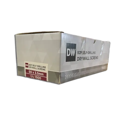3.5 x 50 PK 1000 DW Self Drilling Drywall Screws BZP