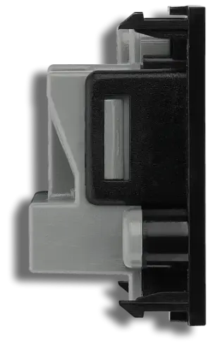 BG Black Euro Module 5A Unswitched Socket Module (5070051) - EpicCentre Supply Ltd