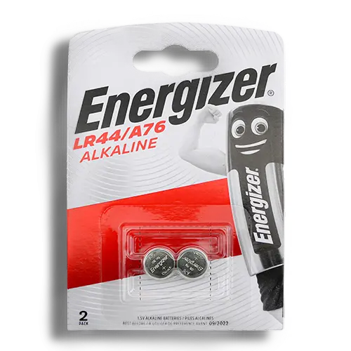 Energizer Alkaline Coin Battery LR44/A76 PK 2