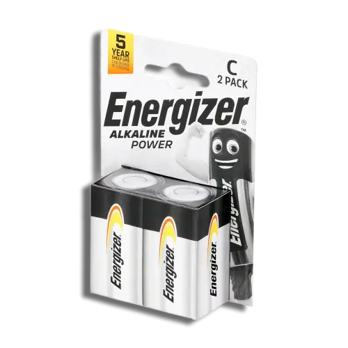 Energizer Alkaline Power Battery C E93 PK 2
