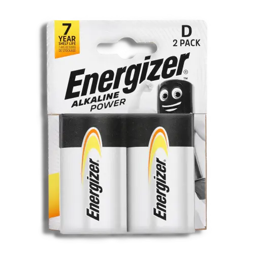 Energizer Alkaline Power Battery D E95 PK 2