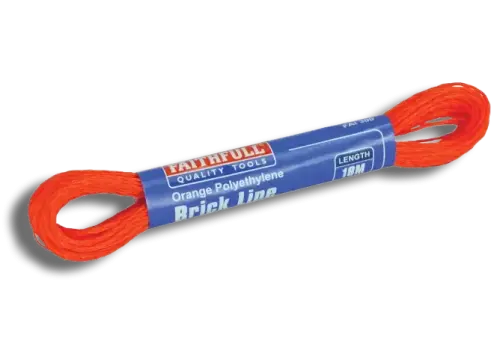 Faithfull FAI300 C300 Orange Polyethylene Brick Line Orange 18m