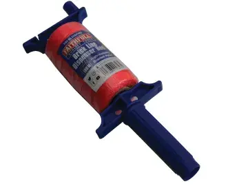 Faithfull FAIBLDISPHD Brick Line Dispenser Reel with Hi-Vi 100m