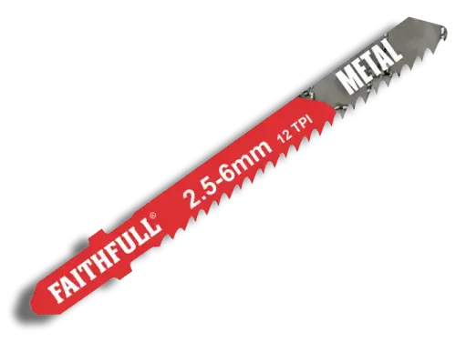Faithfull FAIJBT118B Jigsaw Blades Metal T118B PK 5
