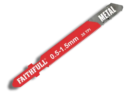 Faithfull FAIJBT118G Jigsaw Blades Metal PK 5
