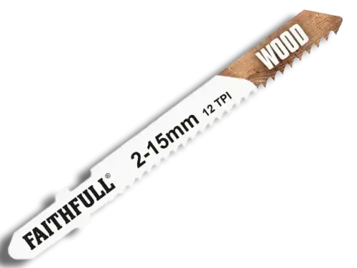 Faithfull FAIJBT119B Wood Jigsaw Blades T119B PK 5