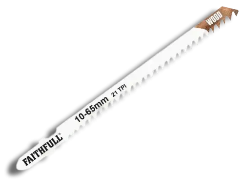 Faithfull FAIJBT301CD Wood Jigsaw Blades T301CD Pk5