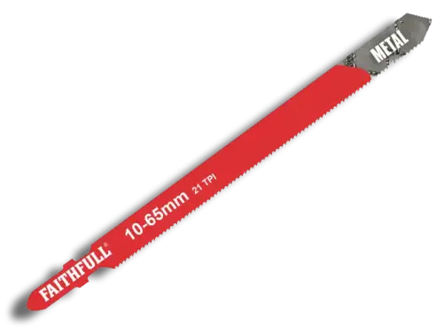 Faithfull FAIJBT318A Metal Cutting Jigsaw Blades T318A PK 5
