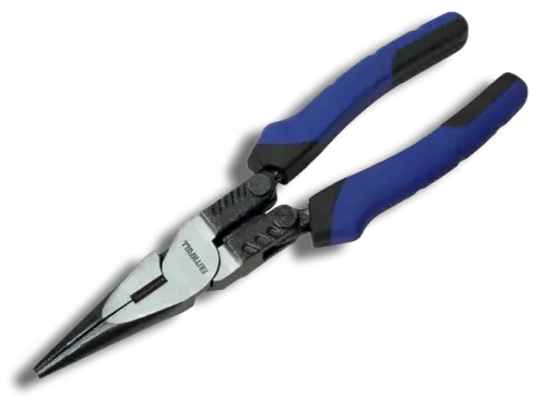 Faithfull FAIPLHLLN9 High-Leverage Long Nose Pliers 230mm