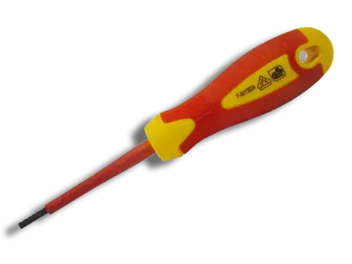 Faithfull FAISDVDE25 VDE Soft Grip Screwdriver 2.5x75mm