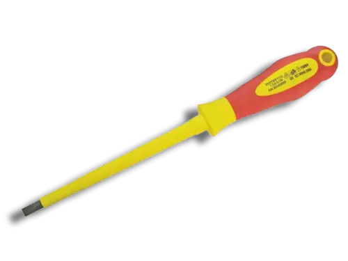 Faithfull FAISDVDE65 VDE Soft Grip Screwdriver 6.5x150mm