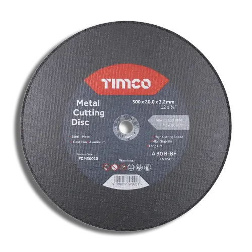 300 x 20.0 x 3.2 TIMCO Bonded Abrasive Metal Disc