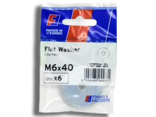 M12 ForgePack Nut&Flat Washer PK6 ZP