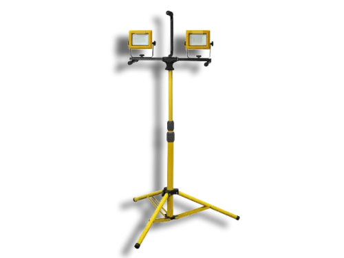 Faithfull FPPSLT70V SMD LED Twin Tripod Site Light 70W 240V
