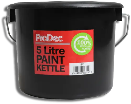 ProDec 5L Plastic Paint Kettle Black