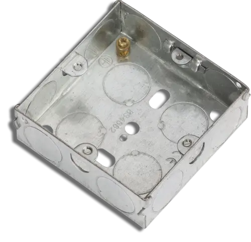 Knightsbridge Metal Socket Box 1 Gang 25mm