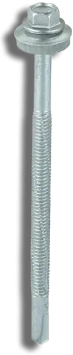 Timco Metal Const H/S EPDM Washer Hex S/D Screw 5.5 x 100 PK100 (8110021) - EpicCentre Supply Ltd