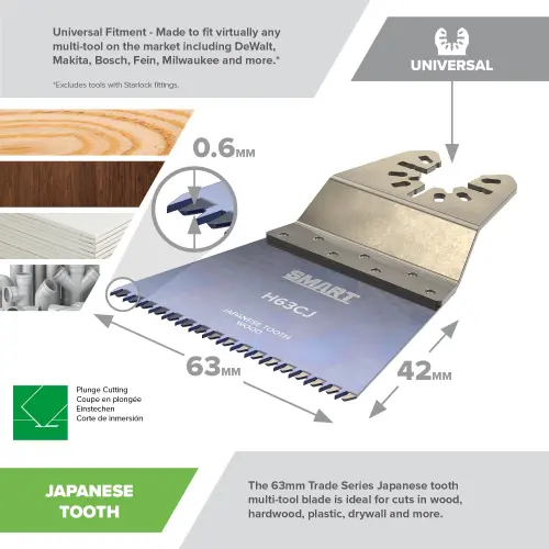 Smart H8MAK 8pcs Multi-Tool Blade Set (7530024) - EpicCentre Supply Ltd